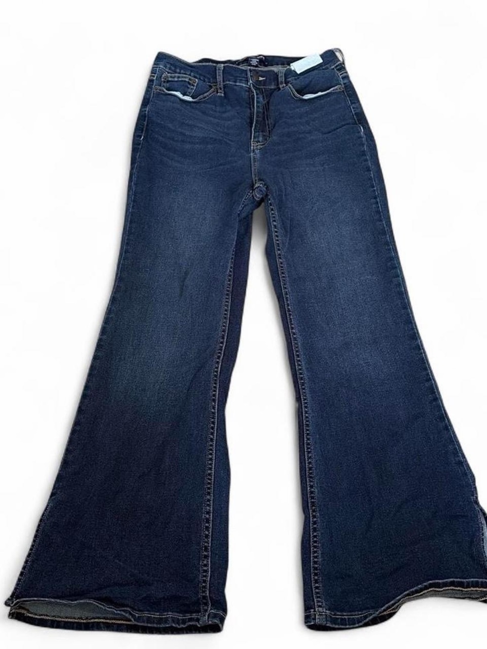 Calvin Klein Dark Indigo Wide Leg Jeans